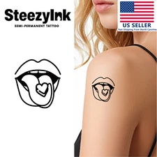 SteezyInk temporary tattoo Euphoric Taste last upto 2 weeks 2 x 2 inch