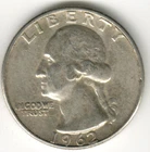 USA - 1962D - Washington ¼ $ - Silver Eagle - #12436RG