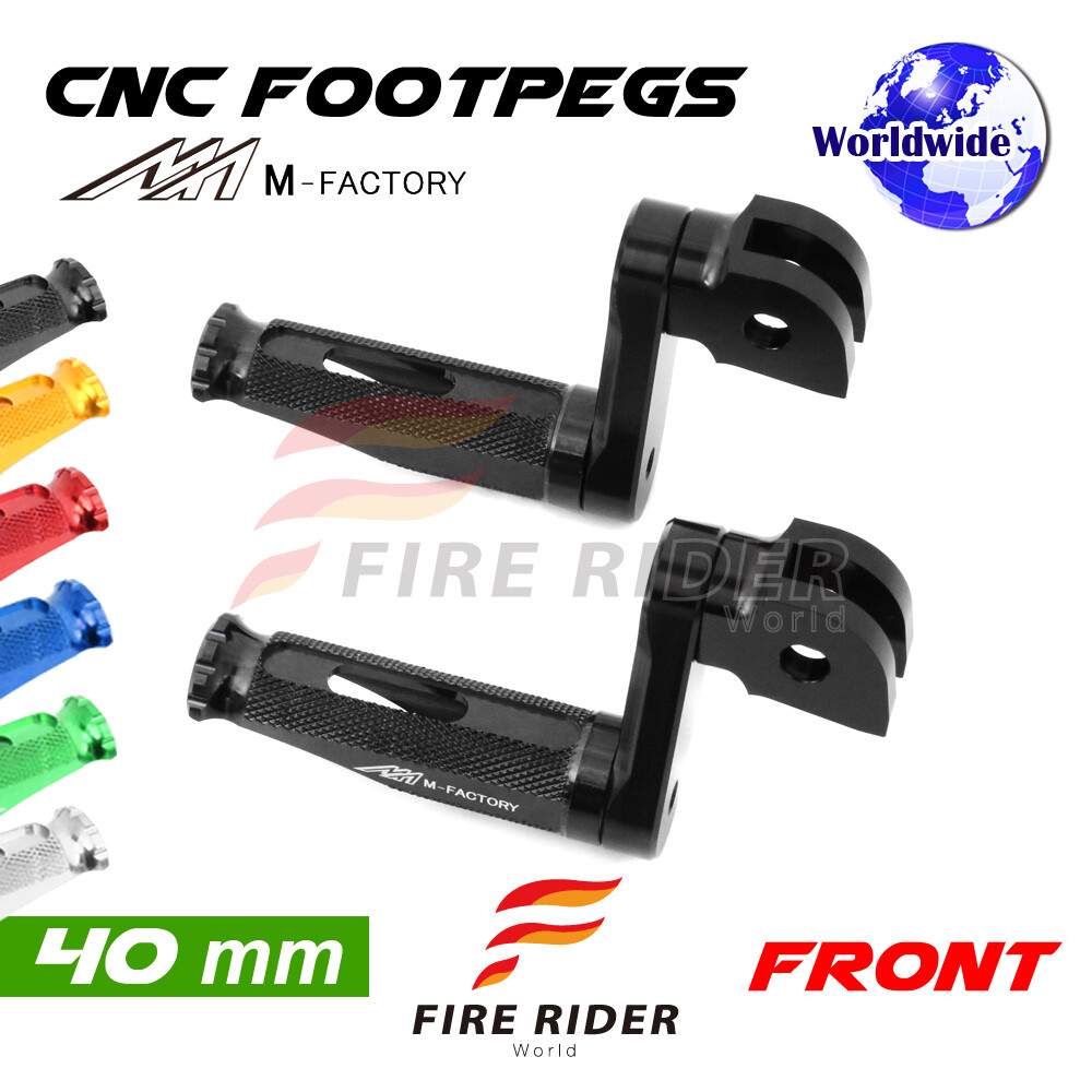 SHINOBI FRONT 1.5" Lowering Foot Pegs For Kawasaki ZZR 1400 ZX14R/ZX14