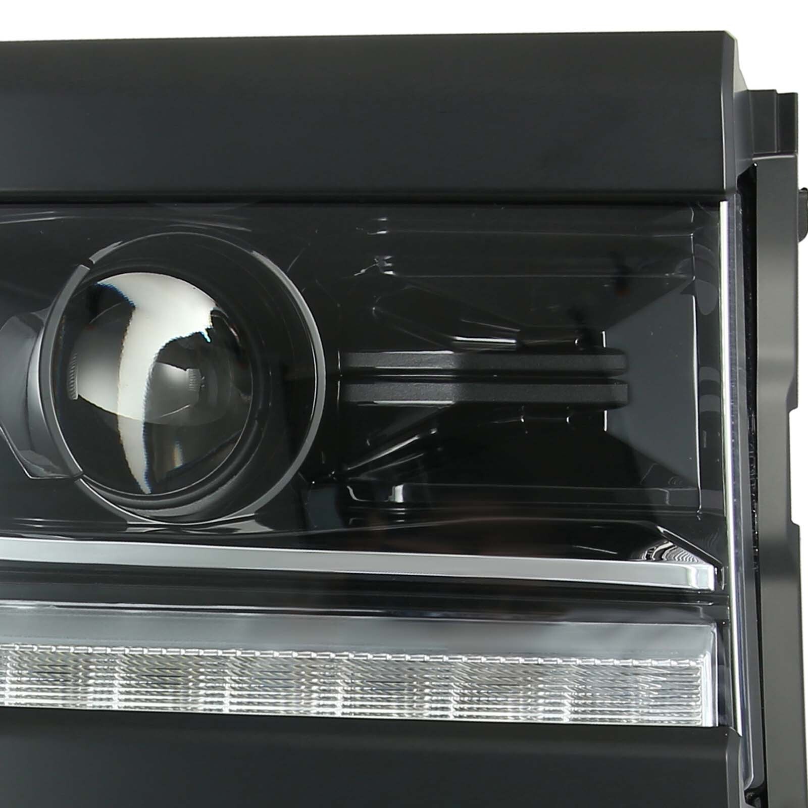 For Chevy Silverado 1500 16-19 HID Headlight Black Passenger Right  