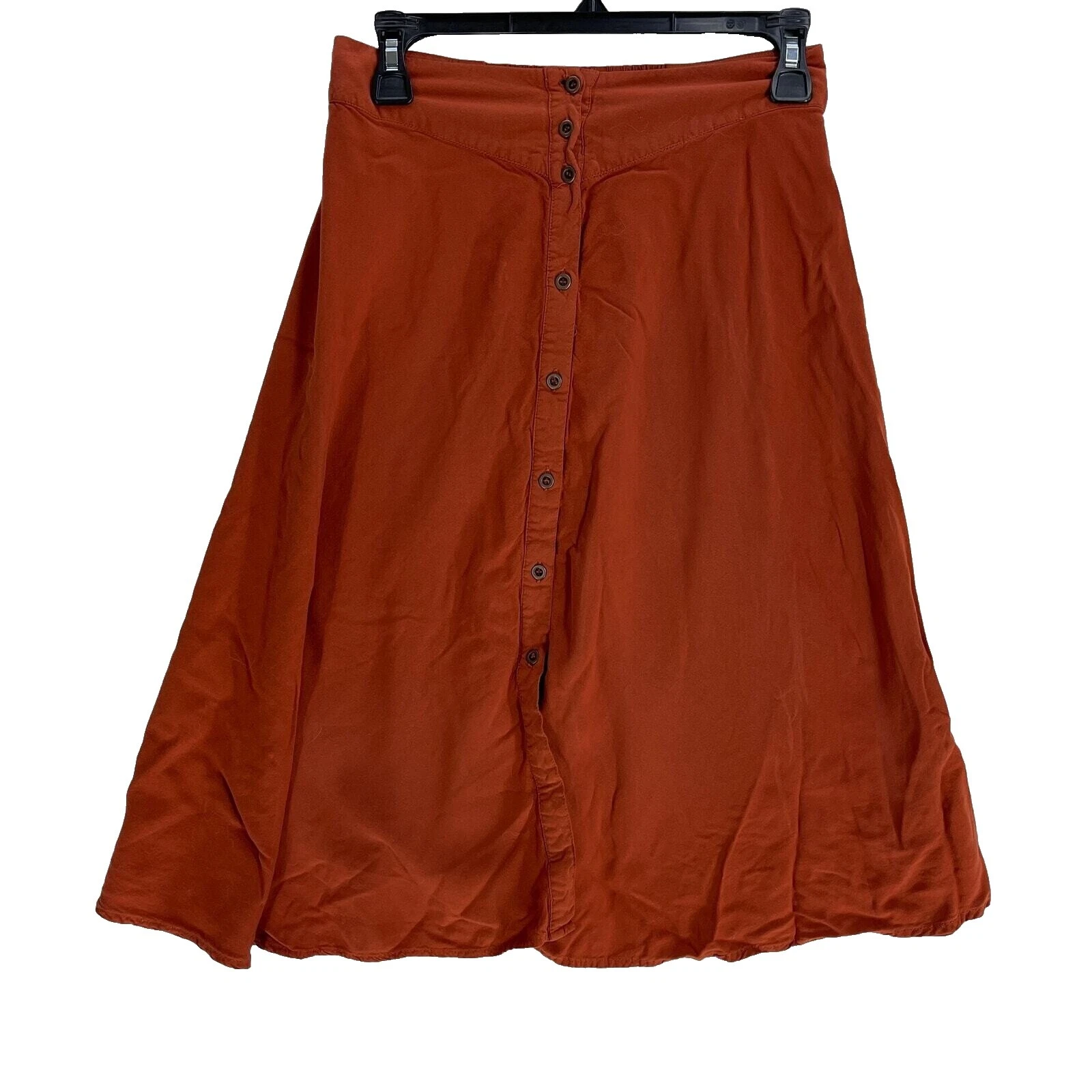 Wet-seal A-Line Solid Skirts for Women