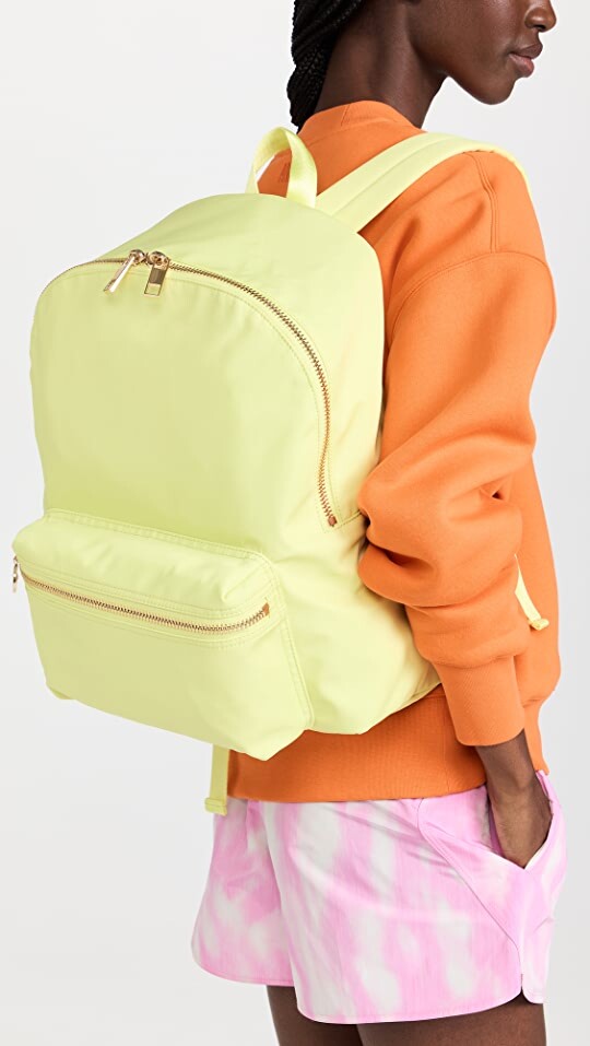 $148 NEW STONEY CLOVER LANE Classic Nylon Backpack Lemon Zip  display picture 1