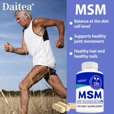 Msm Silica Calcium Capsules Supports Bone Protect Skin Health Contains Calcium