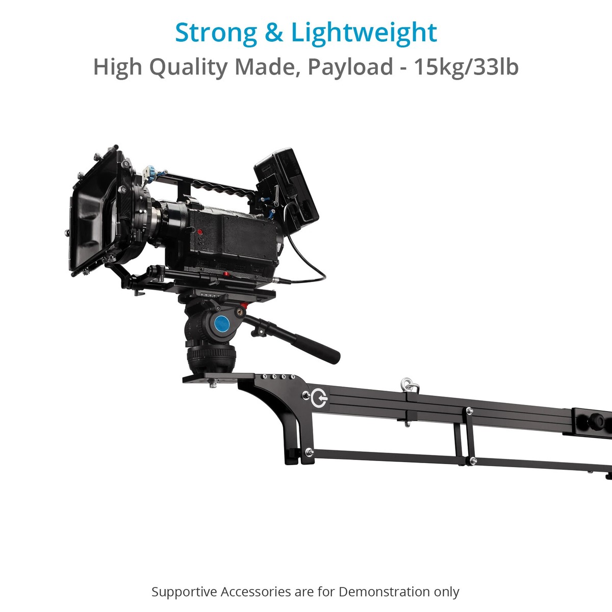Proaim Alphabet 21ft Camera Jib Crane Package w Tripod, Dolly