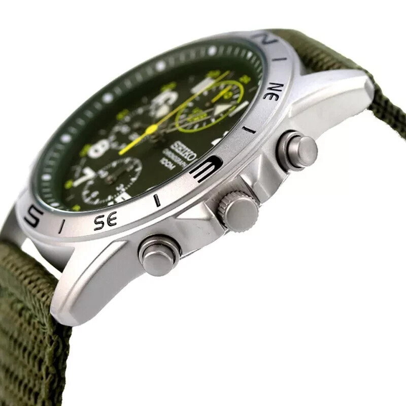 SEIKO SND377R Chronograph SND377P2 Men Watch New in Box | eBay