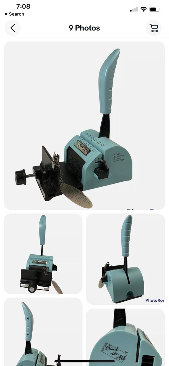 ZUTTER Innovative Products Bind It All Personal Binding System