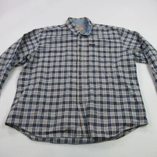 Woolrich Shirt Mens XL Long Sleeve Lightweight Button Front Casual