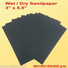 3 X 5 12 Wet Dry Sandpaper Sanding Paper Abrasive 600100015002000 Grit 3 X 5 12 Wet Dry Sandpaper Sanding Paper Abrasive 600100015002000 Grit