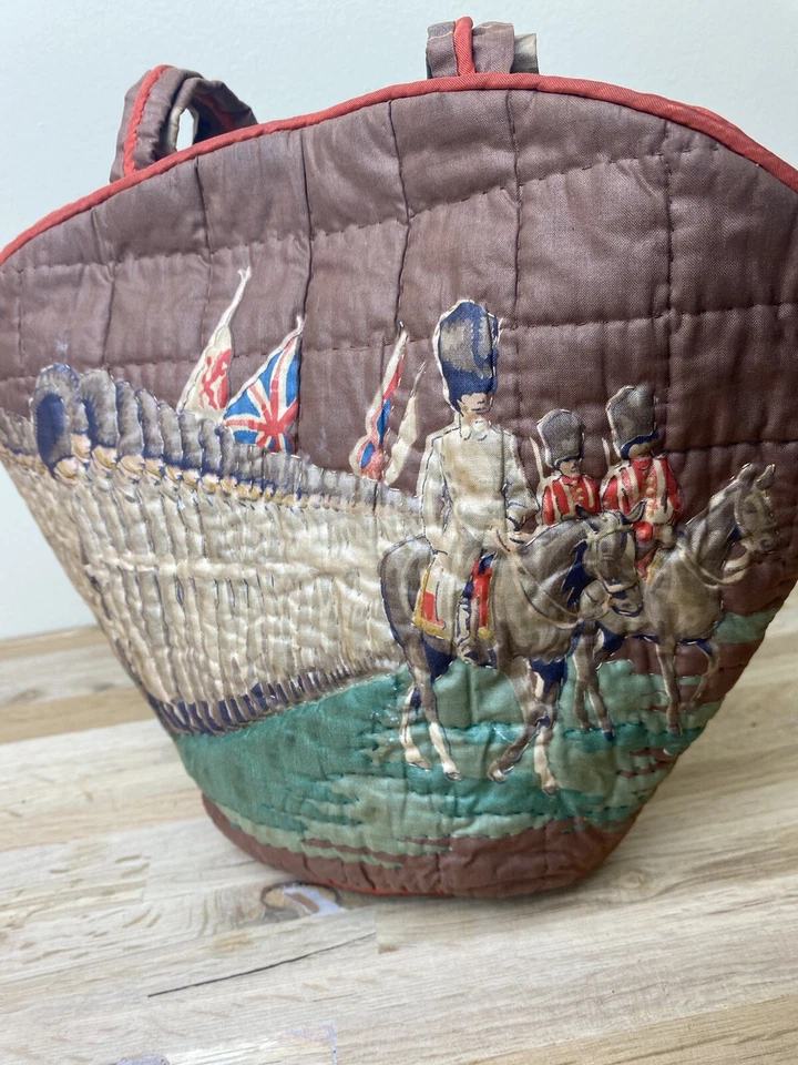 British Empire Exhibition 1924 souvenir purse RARE silk hand stitched 30s 20s UK - Image 3 of 4