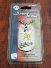 Oakland Athletics MLB Metal Dog Tag Necklace Chain - Brand NEW