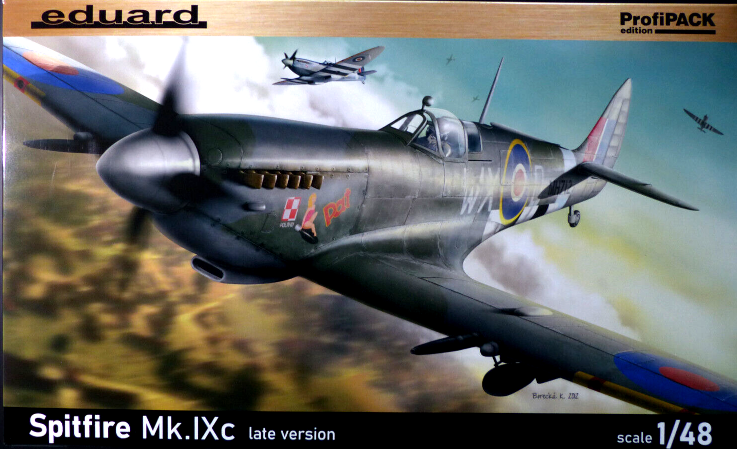 Eduard 8281 - 1:48 Spitfire Mk.IXc late version Profipack