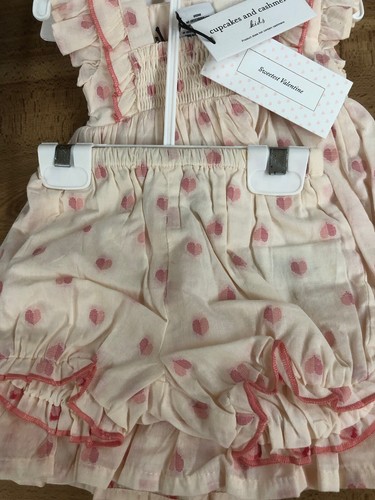 Cupcakes and Cashmere baby girls 4 piece dress Set Size 6 months NWT - Picture 11 of 15