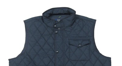 Polo Ralph Lauren Men's Navy Quilted Vest | eBay