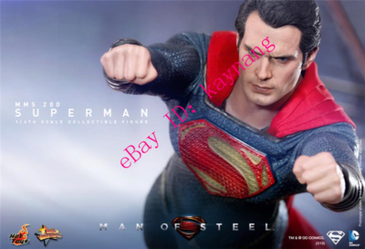 Hot Toys MMS200 Man of Steel 1/6 Scale Superman Action Figure Toy
