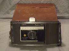 Vintage 1960's POLAROID Folding Land Camera MODEL J66 with case