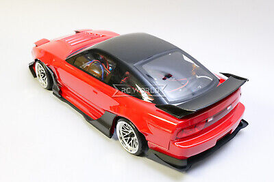 RC 1/10 BODY Shell NISSAN 180SX Wisteria w/ Pop Up Lights RC 1/10 BODY Shell NISSAN 180SX Wisteria w/ Pop Up Lights