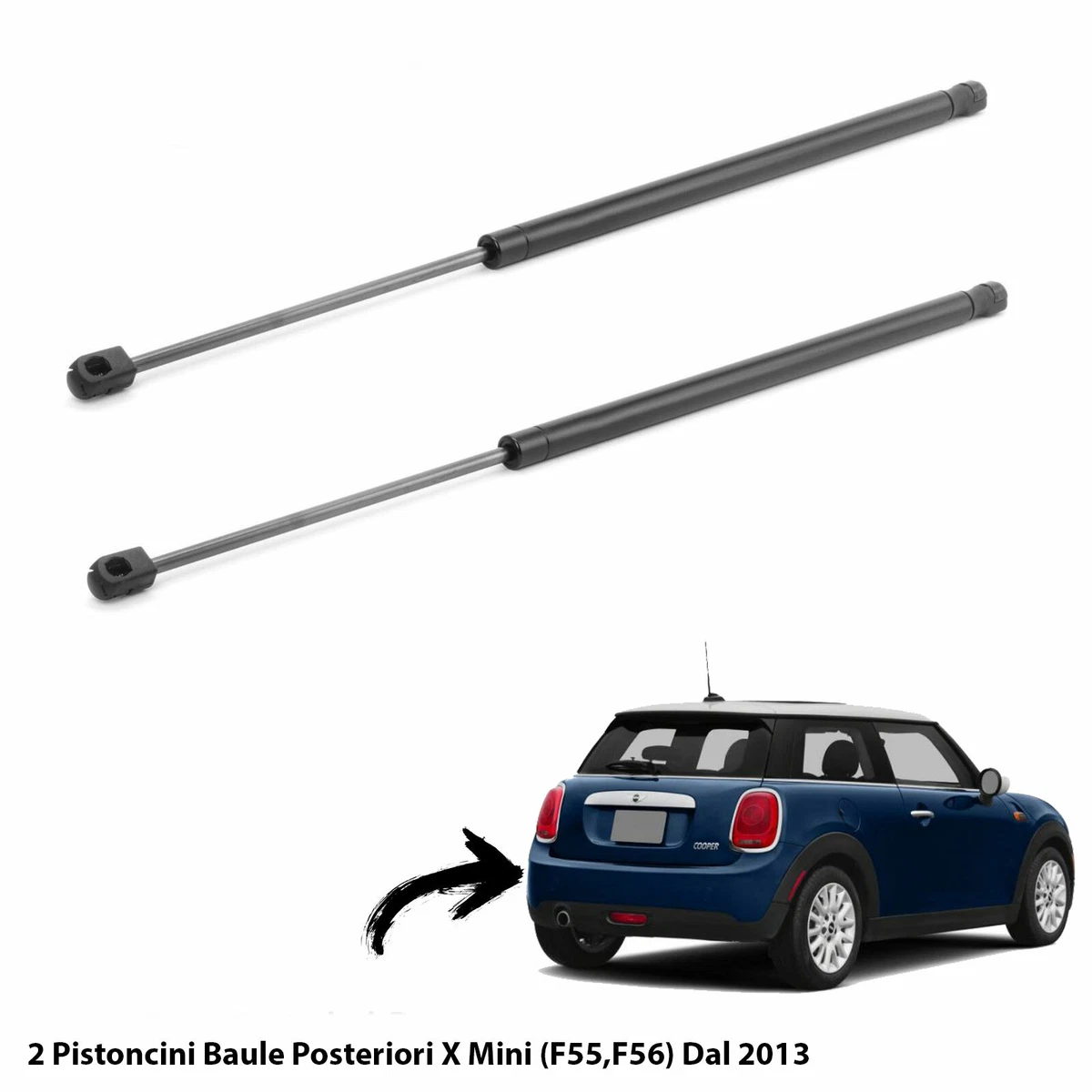 Molle a Gas Portellone Posteriore Compatibili con RENAULT MODUS I 2004-2013 Asta Portellone Bagagliaio cp37