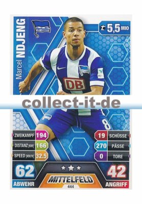 Match Attax Extra 14/15 - 444 - Marcel NDJENG