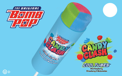 Bomb Pop Candy Clash Push Up, Ice Cream Turck Sticker 7''x5''