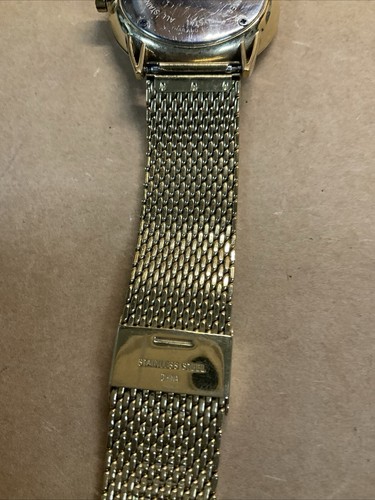 Mercedes Benz Classic Art Deco Bauhaus Car Accessory 18k Gold Plated Watch - Picture 12 of 13