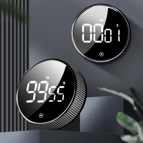 LED Magnetic Digital Kitchen Timer Countdown Cooking Loud Alarm Stopwatch Hot CF - Picture 4 of 13