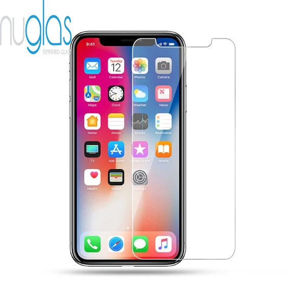 Iphone XS NuglasTemper Glass Screen Protector with install Frame - Image 3 of 4