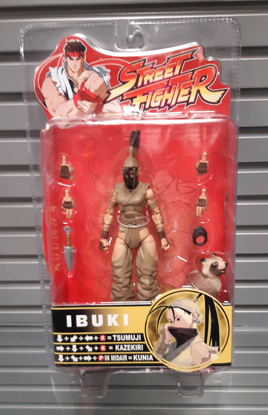 Streetfighter figures Nintendo Ibuki Original Sota 6" ps5 video game toy