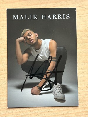 Malik Harris Autogrammkarte original signiert #S9463