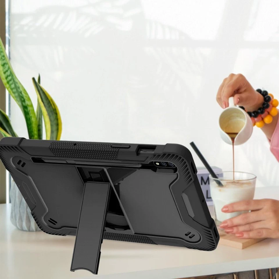 Shockproof Case For Samsung Galaxy Tab S8 S8+ S8 Ultra Hybrid Rubber Stand Cover - Image 2 of 4