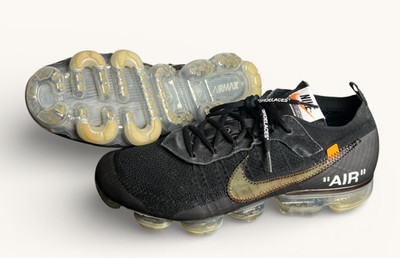 Nike Off-White Air VaporMax Part 2 Black Mens 13 AA3831-002 Authentic