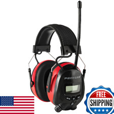 PROTEAR Digital AM FM Radio Headphones, 30dB SNR Noise Reduction Hearing Protect