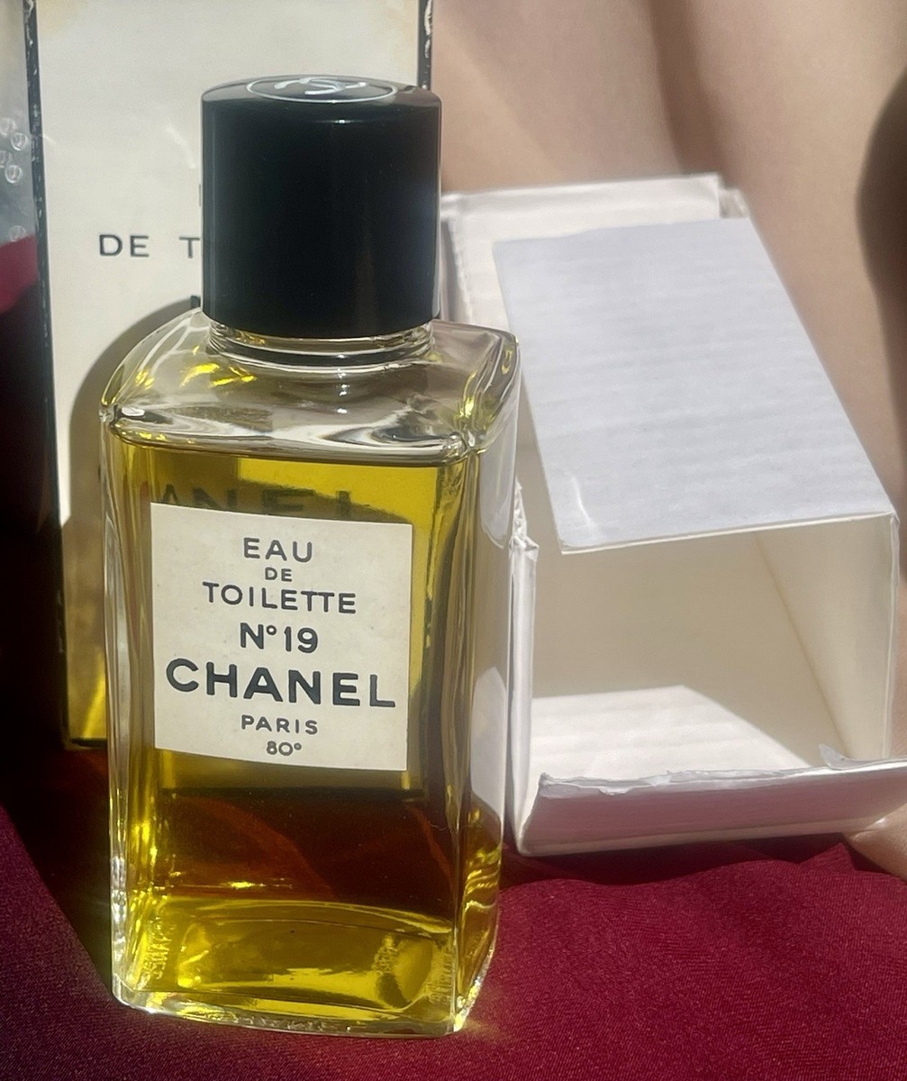 CHANEL【PARIS】 Vintage Chanel No 19 Paris Eau De Toilette 4oz Full Unsed In Box 5