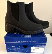 Bos & Co. MASS Womens Black Waterproof Leathe...
