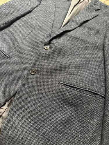 Ravazzolo Italy 50% Kaschmir 50% Wolle Sport Mantel Jacke Carlo Barbera Stoff 52R - Bild 7 von 19