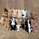 Ty Beanie Babies Vintage Lot of 14 90s-2000s with Tags - Assorted Animals Y2K
