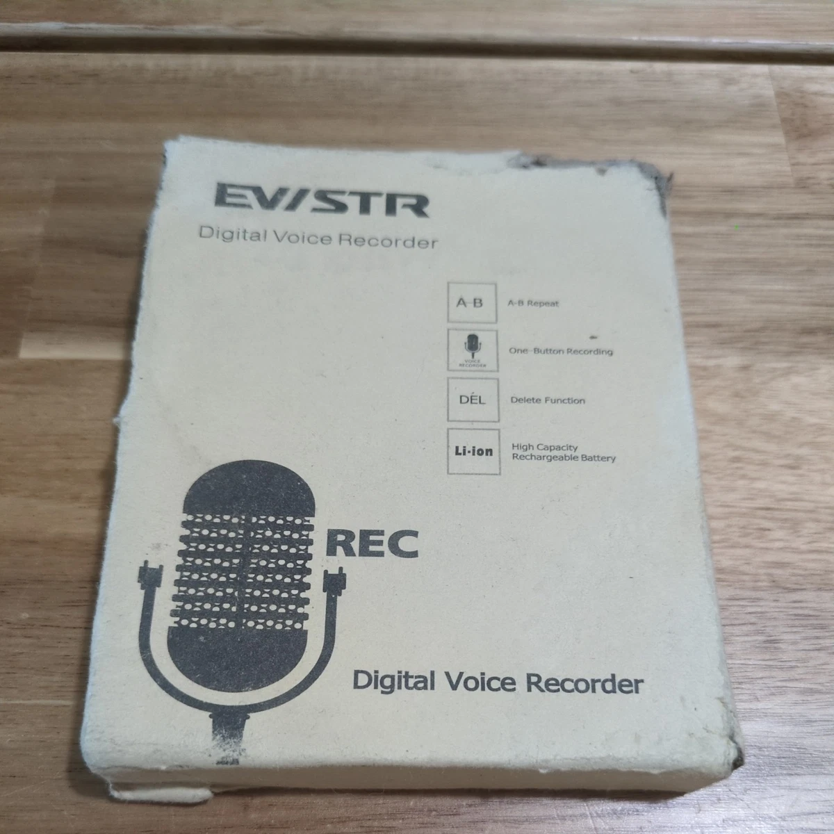 MECHEN Dictaphone Numérique 64 Go, 1536 kbps, avec Lecteur MP3, Qualité