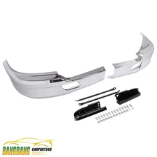 1 Pair Front Bumper Bumper End Cap Corner w/ Bracket For Kenworth T680 2013-2021