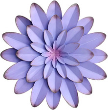 Metal Flowers Wall Decor Indoor Outdoor Metal Wall Art for Farmhouse Home Living