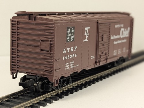 Bachmann Spur HO 40ft Güterwagen Bx-37 145384 Santa Fe | Condition: Used