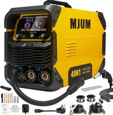 160A 4-in-1 AI Welding Machine: Dual Voltage 110V/220V Gas MIG/Flux Core/Lift