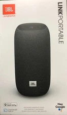 JBL Link Smart Portable Wi-Fi and Bluetooth Speaker Black .