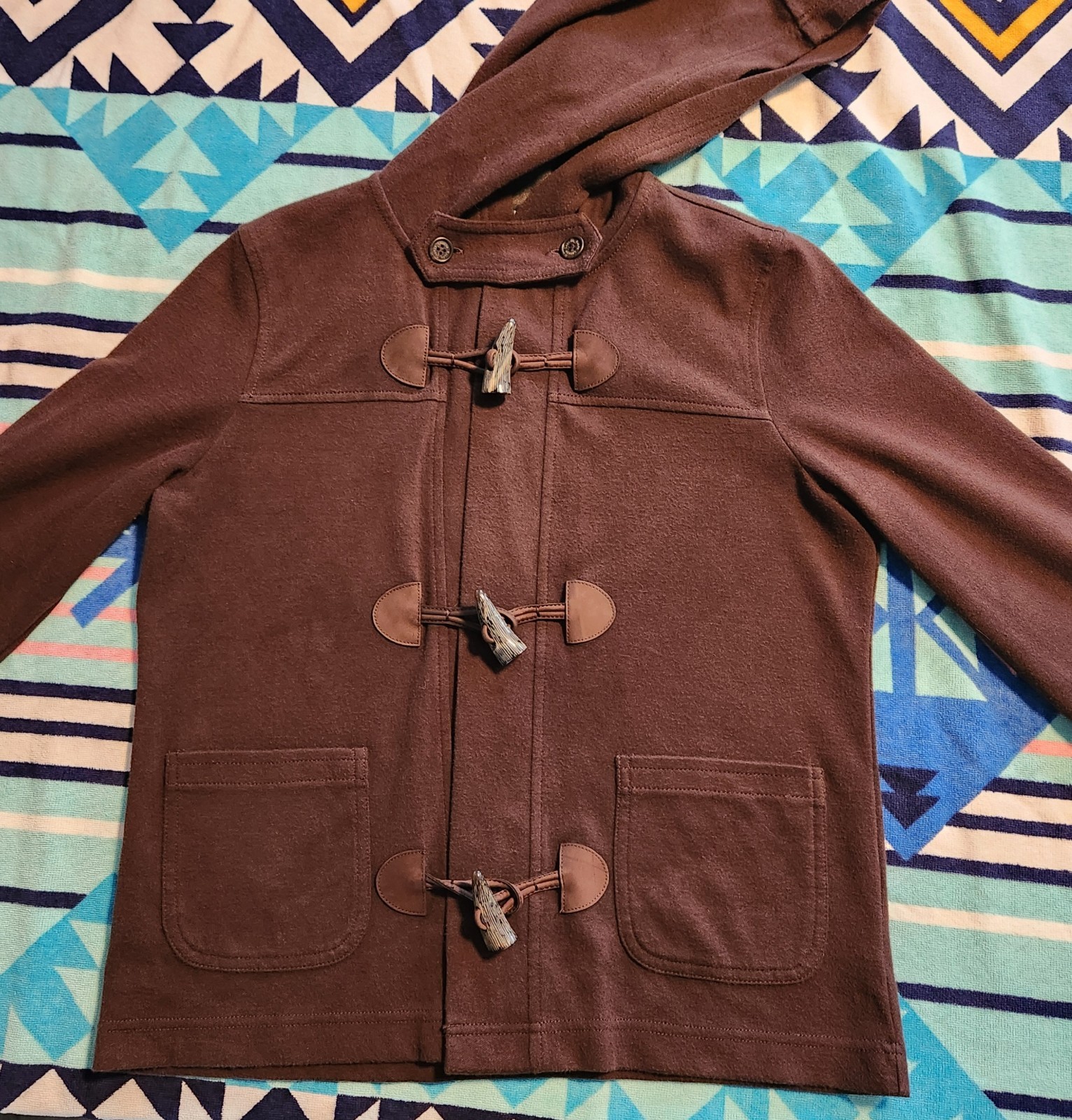 Womens Fall Lightweight Toggle Jacket Hoodie Laur… - image 1