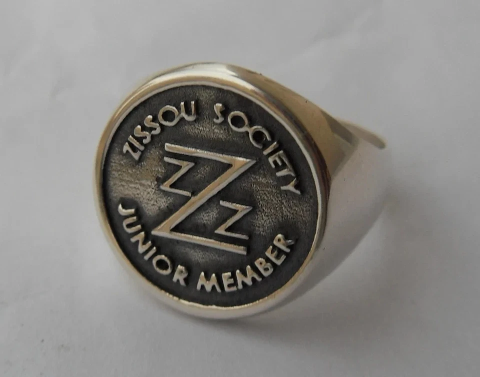 Life Aquatic Team Zissou Society Junior Member Handmade 3D Ring Sterling SilveR - Image 3 of 4