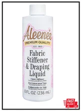 Aleene's 15588 Fabric Stiffener & Draping Liquid, 8 Ounce