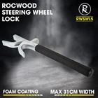 Steering Wheel Lock Heavy Duty RocwooD High Security Car Van Anti Theft 3 Keys
