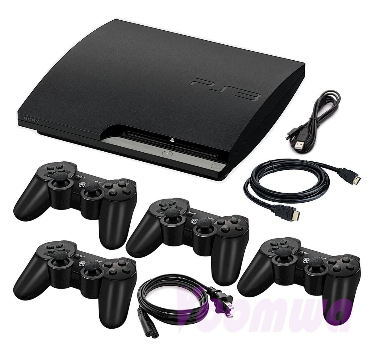 Sony PlayStation 3 PS3 Console Slim, Pick 320GB 500GB, 1-4
