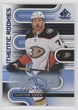 2022-23 Upper Deck SP Game Used Authentic Rookies Blue Hunter Drew #155 Auto 0gu