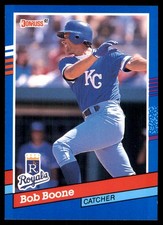 Bob Boone 1991 Donruss #356 Royals MLB READ FREE SHIPPING AutographDen