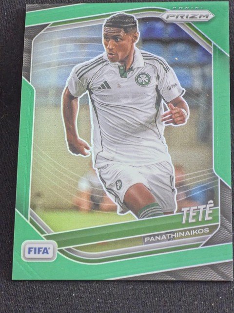Tete /5 SSP Green Prizm 2025-26 Panini Prizm FIFA Panathinaikos