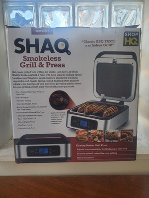 Shaq 3-in-1 Smokeless Grill and Press